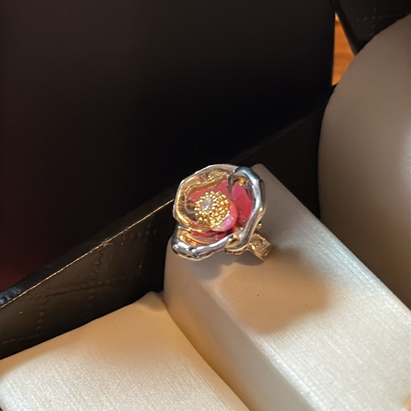 Galatea Gloria Rose Earrings New In Box - Picture 5 of 7